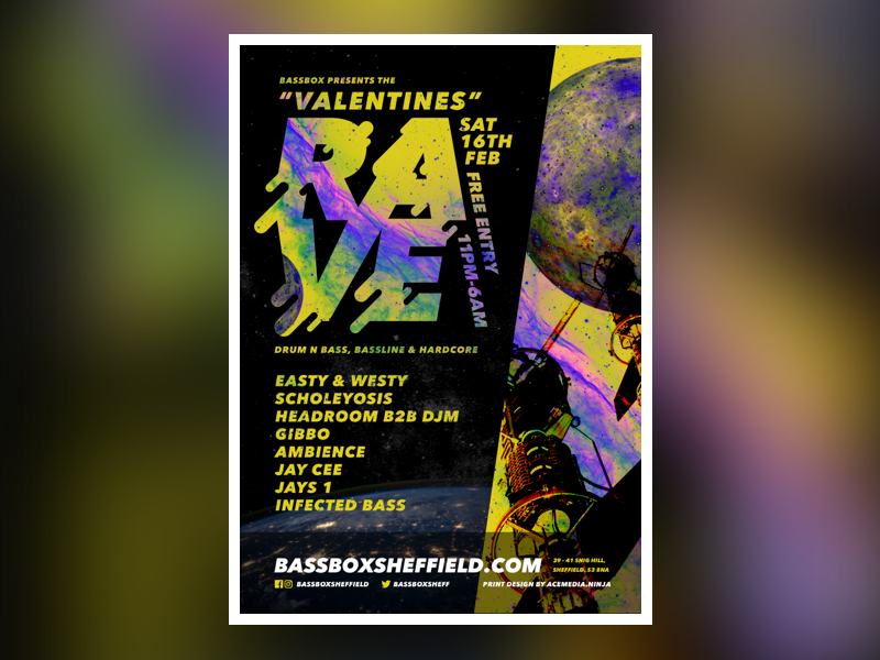 The Bass Box Valentines Rave, by Shane Rounce (Ace Media)